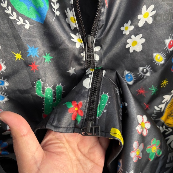 Adidas x Pharrell Williams Limited Edition Multi-Color Print Bomber Jacket - Picture 7 of 12